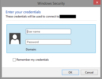 RDP Username dan Password